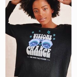 ANTHROPOLOGIE The Art of Anthropologie x Sharlene Artsy Change Thermal Top